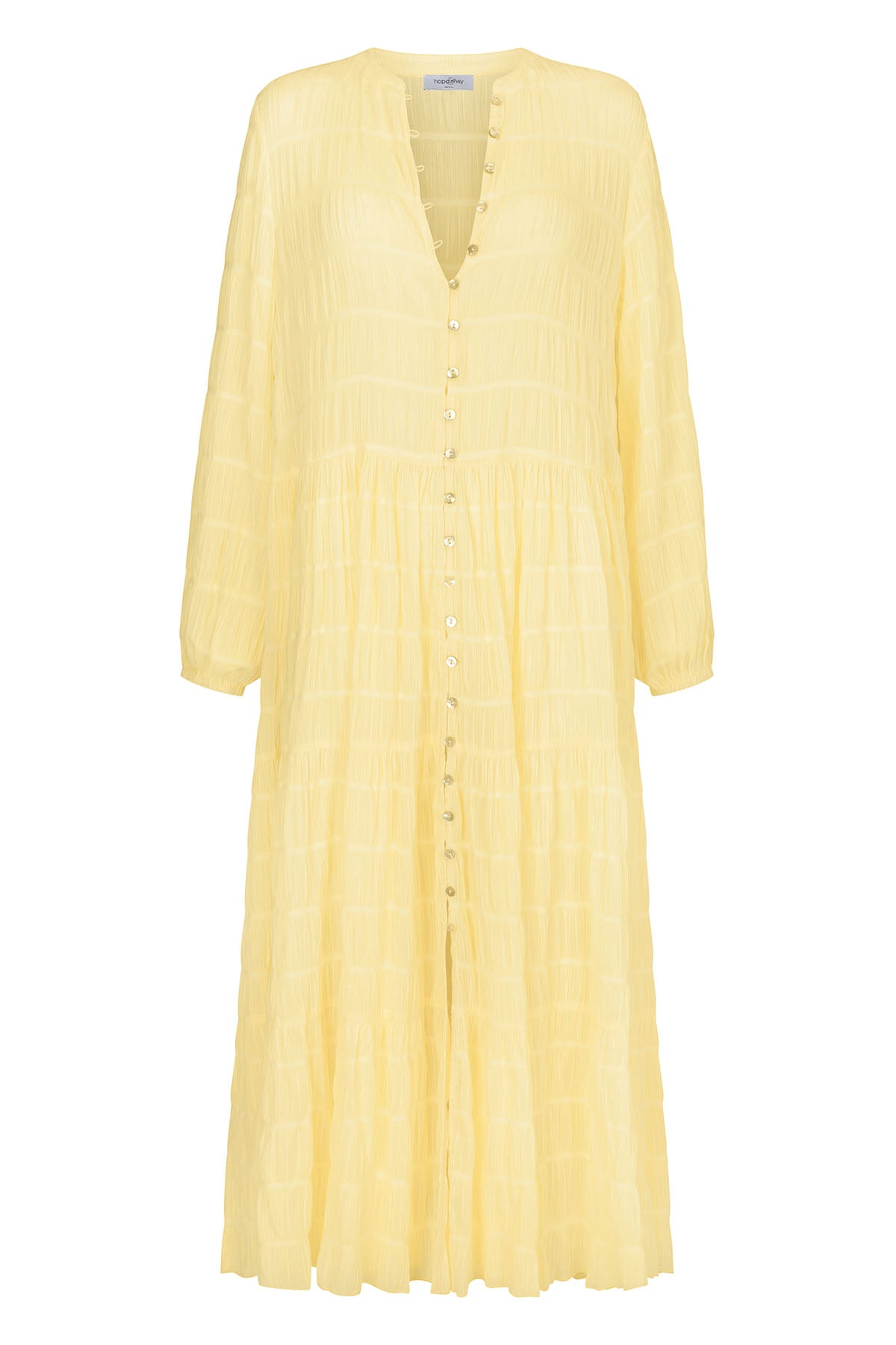 Suki Tiered Dress - Lemon